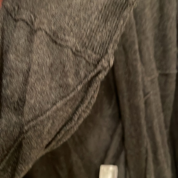 Belldini open cardigan sweater Size small black exposed seams viscose,‎ cashmere - Picture 8 of 14